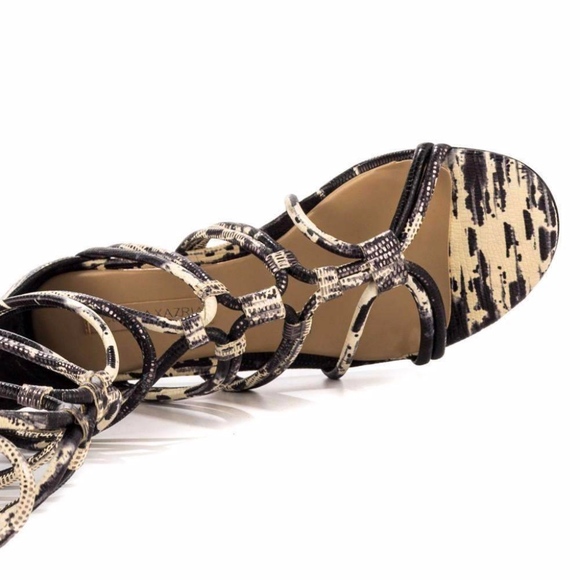 BCBGMAXAZRIA Brixton Leather Gladiator Flat Sandal - Picture 4 of 8